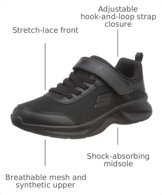 Image of Skechers Boys' Dynamatic | Casual, Lightweight, Machine Washable, Cushioned Comfort Insole