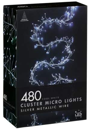 ONLINE DEALS OUTLETONLINE DEALS OUTLET New Amazing Christmas Cluster Micro Lights 480pk - Cool White Perfect For Christmas Decoration This Year