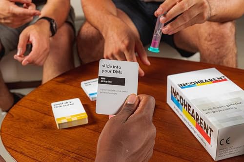 Image of Awestuffs Incohearent - The Guess the Gibberish Party Game - Fun Games for Adults & Game Night Party Games