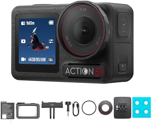 DJI Osmo Action 5 Pro Combo Standard, Fotocamera impermeabile con...
