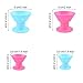 WXJ13 40 Pieces Silicone Hair Curlers Set, 20 Pieces Large and 20 Pieces Small Silicone Hair Rollers Include 2 Net Cap and 1 Storage Bag