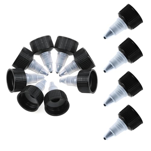 50pcs Squeeze Bottle Cap 24/410 Natural Twist Top Caps Bottle Dispensing Caps Replacement Caps Suitable for Squeeze Bottles, Replacement Caps, Cosmetic Bottles. (Transparent)