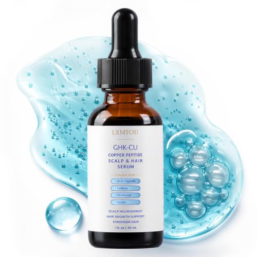 GHK-Cu Copper Peptide Serum for Hair Growth & Scalp Care, 1 fl oz