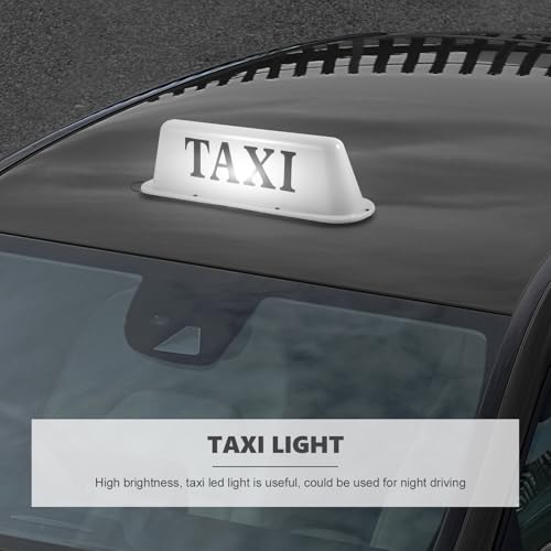 Lámpara de señal LED para techo de taxi con luz de plástico brillante 6