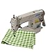 Industrial Sewing Machine with Motor, 110V 550W 6500RPM Heavy Duty Commercial Grade Leather Upholstery Sewing Machine Pure Copper Motor Foot Pedal for Tailors, Alteration Stores, DIY