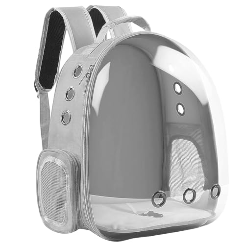 Bolsa De Transporte Ventilado Conveniente Para Passeios Acrílico Visão Panorâmica Mochila Pet Cachor