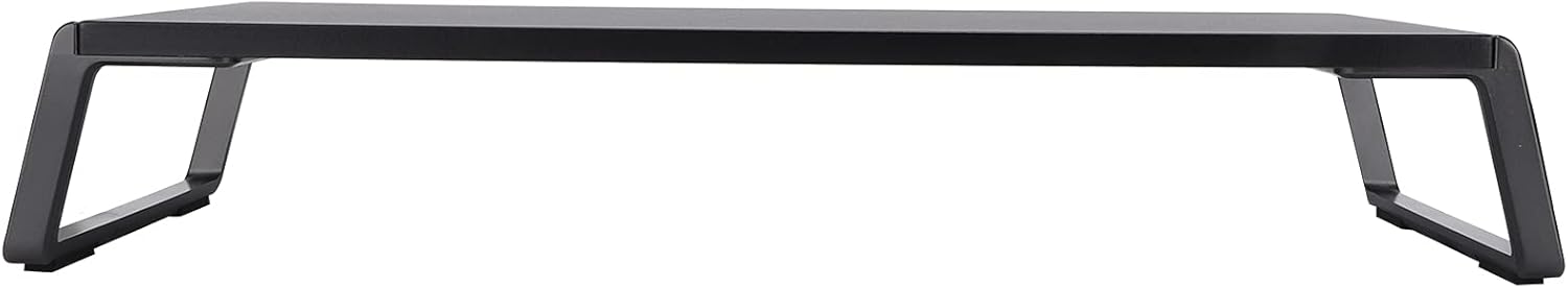 Semme Ergonomic Stand Riser for Desk with Storage for Keyboard and Accessories Wooden Design