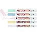 Produktbild edding 4085 Kreidemarker - gelb, grün, rosa, blau, weiß (pastell) - 5 Kreidestifte - Rundspitze 1-2mm - Kreidestift für Tafel abwischbar - für von Fenster, Glas - Tafelstifte mit deckenden Farben