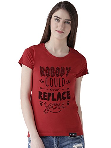 Image of DUO Men's Printed Regular fit T-Shirt (Pack of 2) HS-Nobody Red X-Large