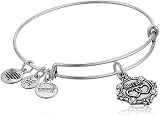 Alex and Ani Womens Because I Love You, Sister Charm Bangle Bracelet, Rafaelian