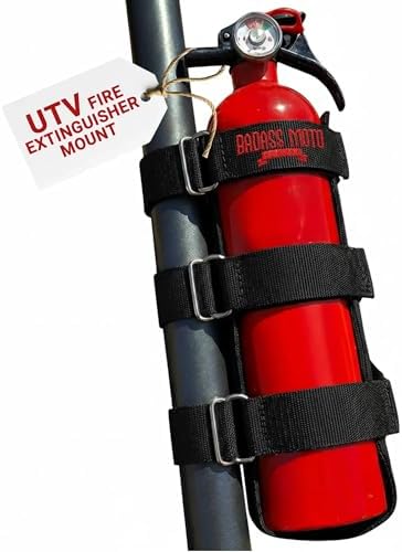 Badass Moto Fire Extinguisher Mount for UTV - Roll Cage Holder, F...