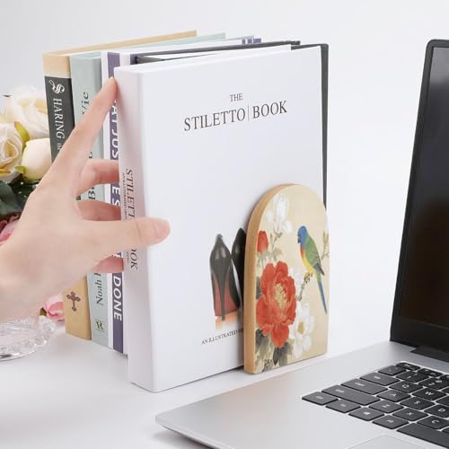 Sujetalibros bonito y moderno de madera para regalar 7