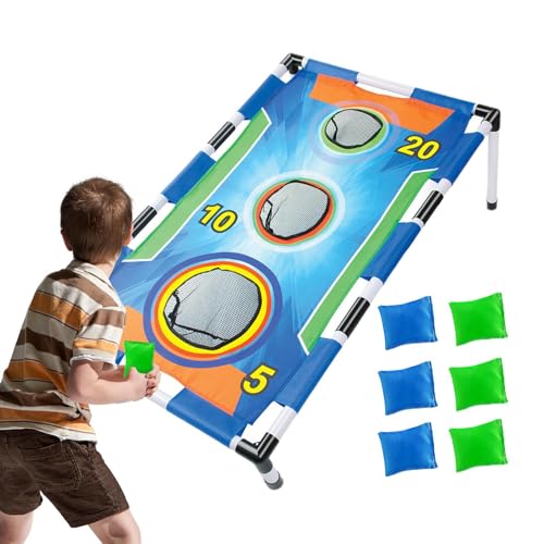 Outdoor Bags Game – Bean Bag Toss | Bag Toss Game | Interactive Tossing Play Set, Fun Backyard Picnic Game, Bean Bag Throw Game for Camping Activities