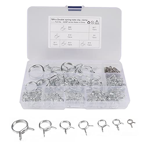 Fascette Stringitubo A Molla East Coast Bolts – 9/16 Di Pollice, Basse Pressione, Nere, Confezione Da 10