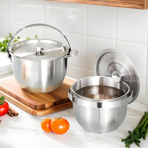 Popote de camping et bouilloire extérieure avec poignée pliable - 5