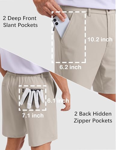 COOFANDY 7 Inch Golf Dress Shorts