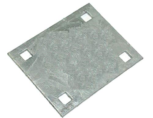 Dock Hardware Heavy Duty 5? x 6.75? Backer Plate Galvanized DH-HDB