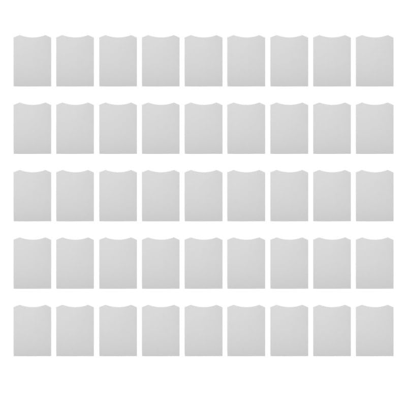 ULTECHNOVO 50 Pack Cardboard Shirt Inserts White T-Shirt Folding Board