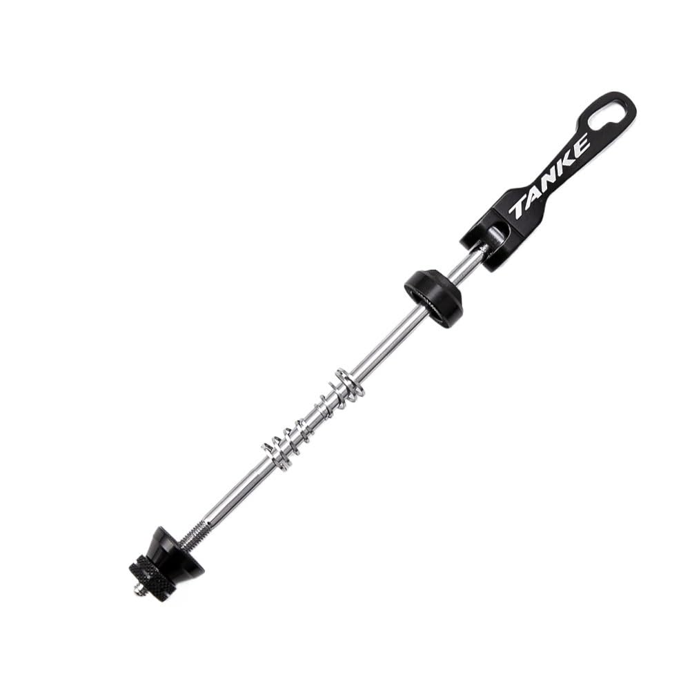 Cycling Quick Releases Bicycle Quick Release Bolt Hub Skewers Lever Axle Road Mountain Bike Replacement Cycling Parts For Front 100mm Rear 135mm Quick Release Skewer ( Color : Black lever front )