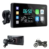 Qzonnect 6" Motorrad Wireless CarPlay Display IP67 Android Auto Navi