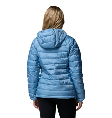 Columbia Powder Lite II Kapuzenjacke für Damen, Rainy Day Ripstop, XXL – Ansicht 2