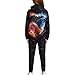 TOADDMOS Galaxy Boys Sweatsuit Size 5-6 Stylish Wolves Hoodies Sweatshirts and Sweatpants Kids Tracksuits Fashion Long Sleeve Hoodie Sweatsuit Set Fall Outfits for Boys 5-6 Years