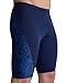 ARENA Men Hydrangea Bouquet Swim Jammer for Competition Swimming and Training, UPF 50+ UV Protection, Quick Drying Swimwear,Navy-Team Navy,28