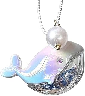 daonphari Compact Whale Keychain Funny Portable Keyring Bag Pendant For Tote Car Handbag (blue)-picture-23