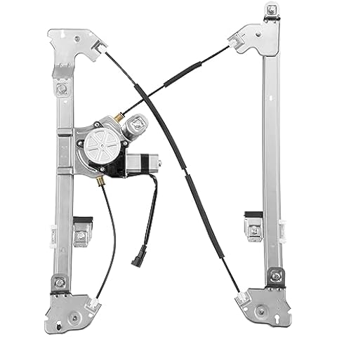 Obaee 741-429 Front Right Passenger Side Power Window Regulator and Motor Assembly Compatible with Ford F-150 2004-2008, Lincoln Mark LT Base 2006-2008, Standard Cab or Crew Cap Cover