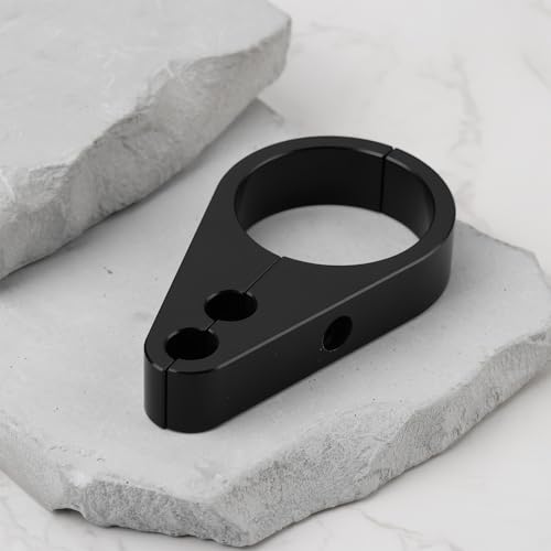 VGOL 1 x 1-1/4 Zoll 2-Loch-Lenkerkupplungskabelklemme, kompatibel mit Har-ley Davidson 32 mm Lenker