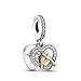 LISHOU DIY S925 Paleta De Plata Esterlina Gato Y Perro Pet Firefly Colgante Fit Original Pandora Pulseras Collar para Mujeres Charm Beads Fabricación De Joyas D8