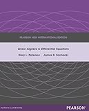 Linear Algebra and Differential Equations: Pearson New International Edition