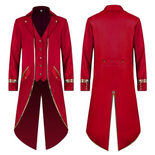 Manteau médiéval rétro haut de gamme style victorien - 5