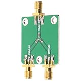 HINTRMENT Koaxial Splitter Leistungsteiler für Kommunikation und Satellit mit Effizienter Stromverteilung und Geringem Einfügeverlust aus Metall in Filigraner Form
