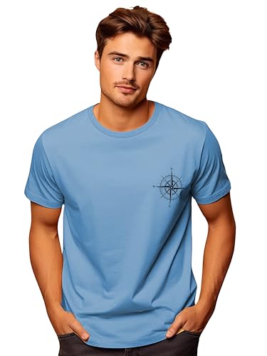 Image of ADRO Unisex 100% Cotton Regular Tshirt | Printed | Graphic Printed | Chest Printed