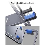JSAUX Universal Tablet Stand, Fold-Flat Adjustable Holder, Gray - Image 6