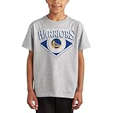 Junk Food NBA - Golden State Warriors - Court Classic - Officially Licensed Youth Short Sleeve Fan Tee for Boys and Girls
