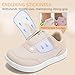 Toddler Wide Toe Box Shoes:Girls Barefoot Shoes,Baby First Walking Shoes Kids Tennis Running Sneakers, Canvas Casual Preschool Flat Comfort Non Slip Lightweight Outdoor Beige Glitter Toddler Size 7