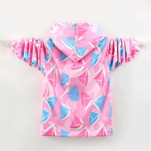 Boys Girls Windbreaker Waterproof Jacket Casual Fashion Print Hoodie Kids Y2k Long Sleeve Zip Up Thin Hoodie Coat2