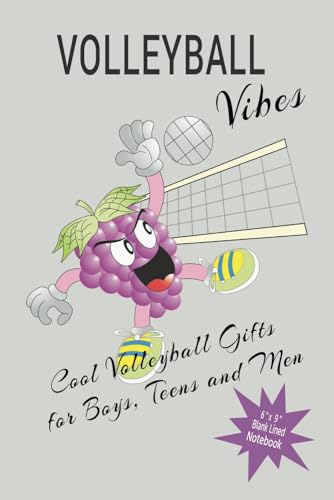 Volleyball Vibes Volleyball Composition Notebook Cool