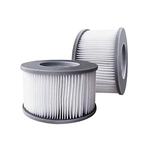 WuYan Filtro de Repuesto de 2 Piezas para Mspa FD2089, filtros para bañera, hidromasaje, Bomba de Cartucho para Piscina, submarinos Calientes y SPA…