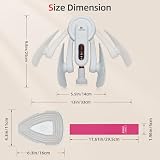 Abahub Kegel Exerciser, Increased Resistance Thigh Trainer, Inner Thigh Squeezer for Women, Grey