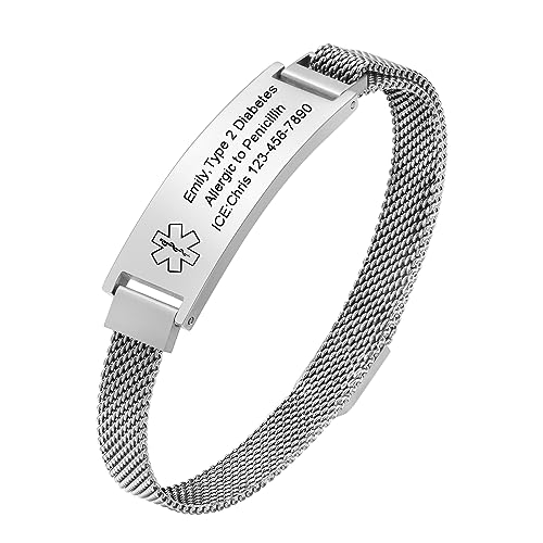 Life Alert Bracelets Medical Emergency Wristbands Medic Alert