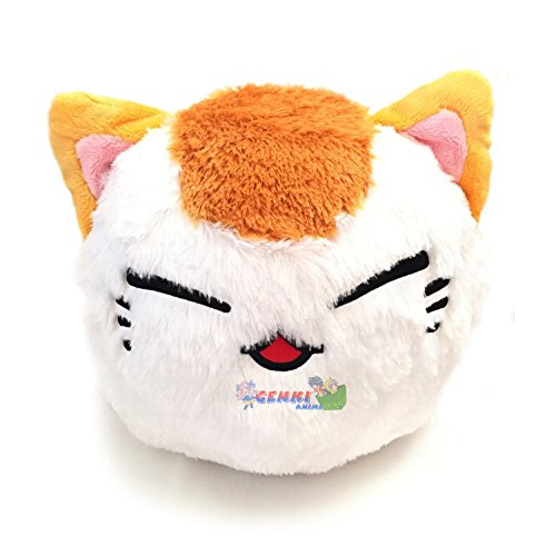 FuRyu Nemuneko Cute and Fluffy Cat Plush 13‘’ ~ Large White Cat Kitty Neko Plush