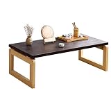 ● [Multifuncionalidad] La mesa es ideal para su uso en la casa, para el almacenamiento de los ordenadores portátiles, libros, obras de arte u otros objetos pequeños.También es muy adecuado para viajar al parque o en la playa.