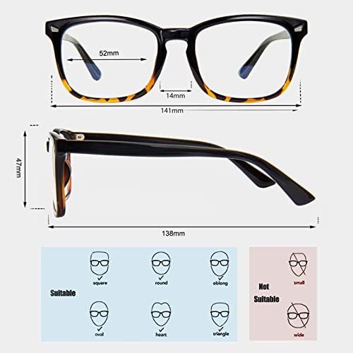 Image of Maxjuli Blue Light Blocking Glasses,Computer Reading /Gaming /TV /Phones Glasses for Women Men 6001