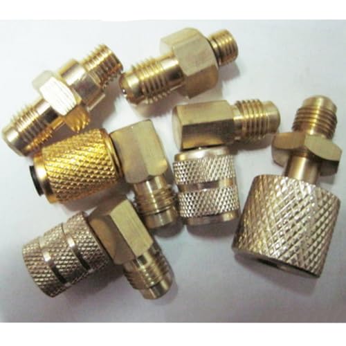 Set kit adaptadores para aire acondicionado de auto 8 piezas miniatura 2