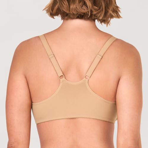 Image of DELIMIRA Women's Front Closure Racerback Plus Size Bra | Full Coverage, Supportive, Underwire, Plunge, No Padding Unlined