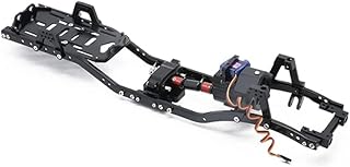 C31576BLACK Alloy 1/10 MCZ10 Trail Off-Road Scale Crawler Chassis Frame w/ 2-Speed
