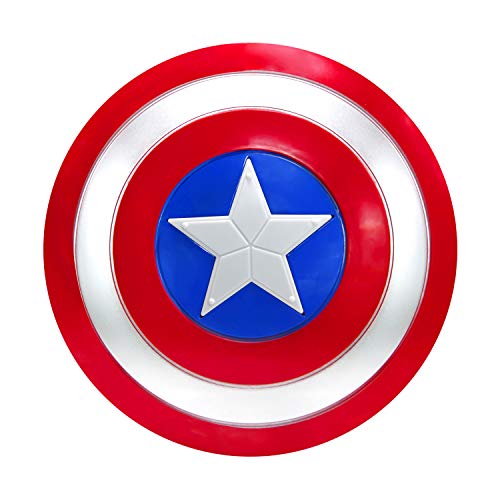 DMAR Captain America Shield for Kids 12 inch Marvel Legends Captain America Toy Shield Avengers Legends Escudo del Capitan America Prop Replica for Children Cosplay
